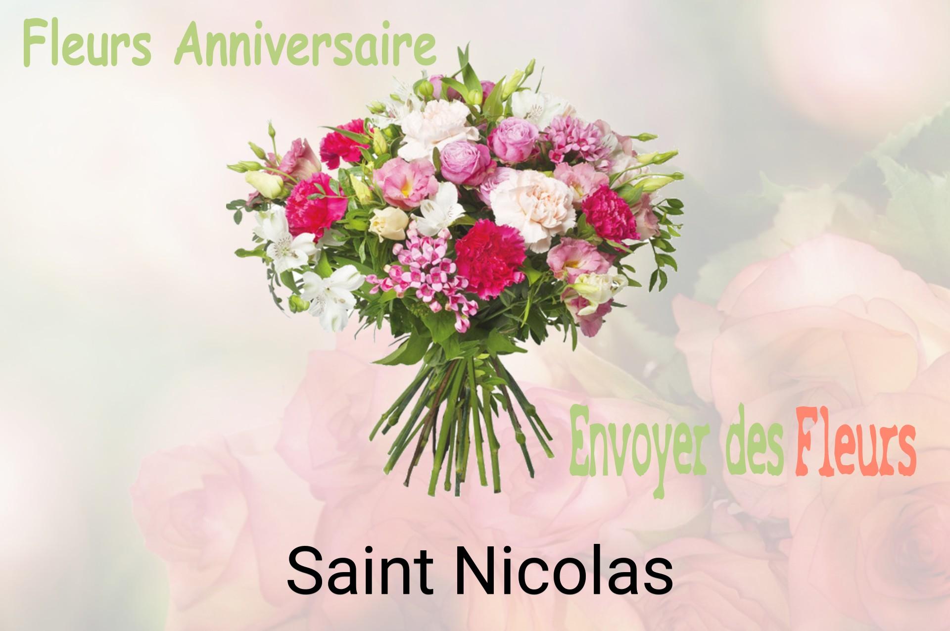 Bouquet de fleurs d’anniversaire livré à Saint-Nicolas